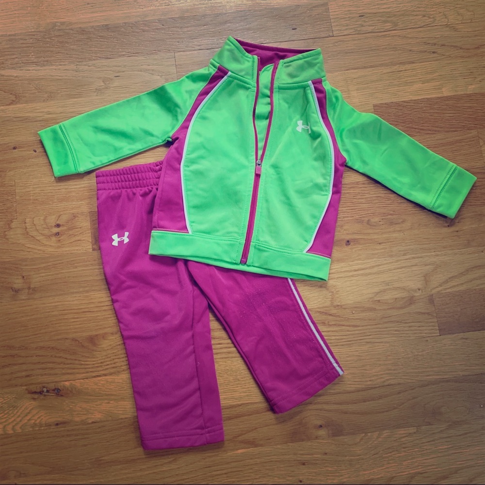Under Armour Girls Tracksuit - 6-9 mo